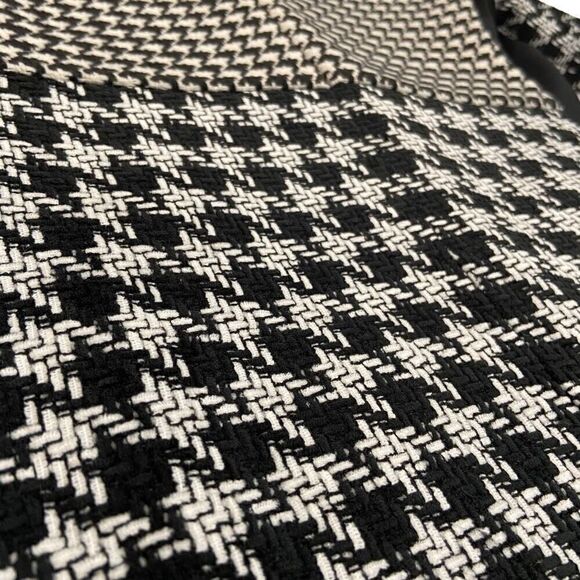 CHICO’S Houndstooth Lined Jacket (Sz 1) - Picture 4 of 10